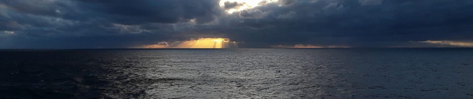 Levé de soleil sur l'atlantique